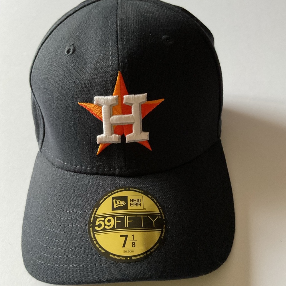 NEW ERA 59 FIFTY MLB HOUSTON ASTROS BASEBALL CAP SIZE 7 1/8 NWT